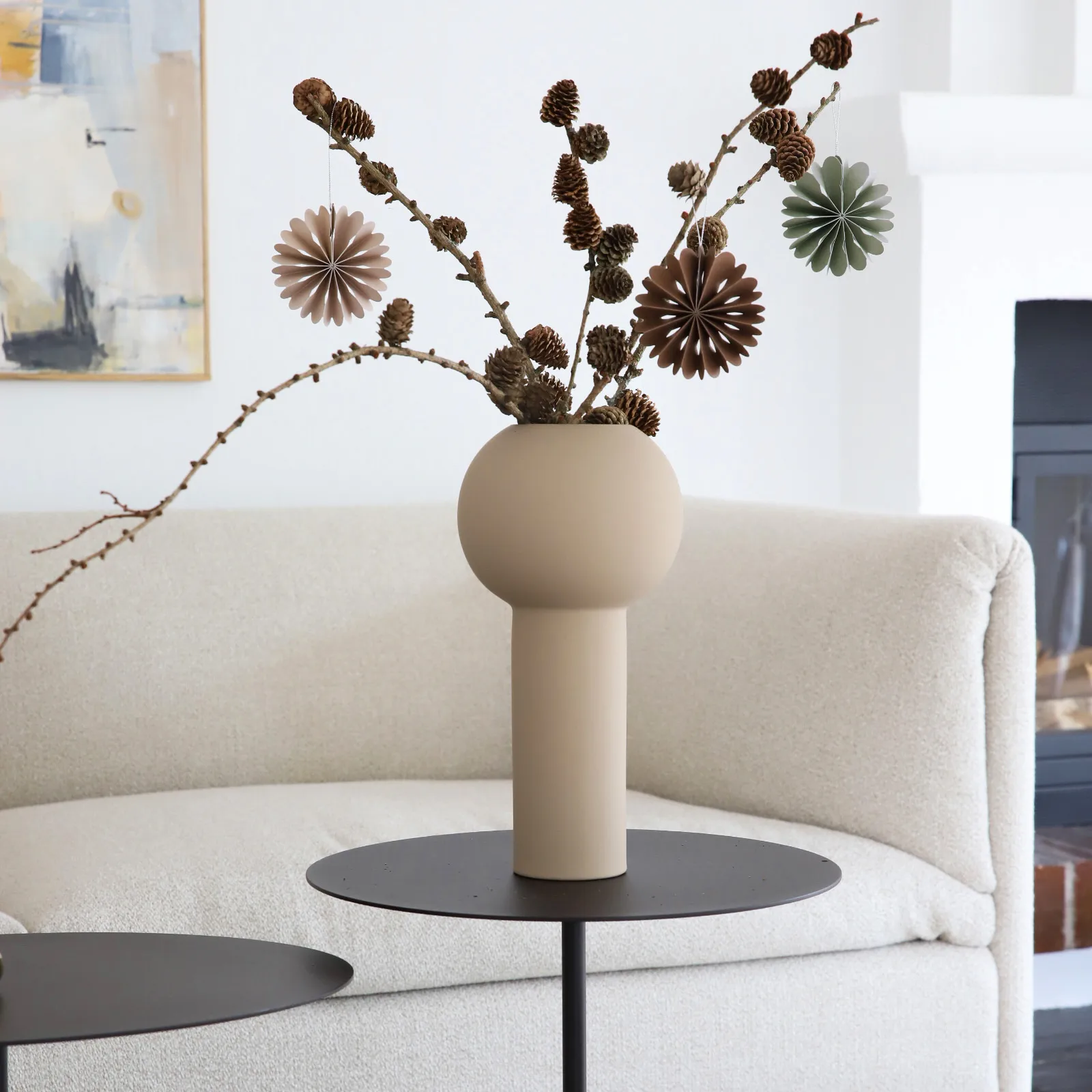 Paper Flowers decoração de Natal, Coffee Cooee Design