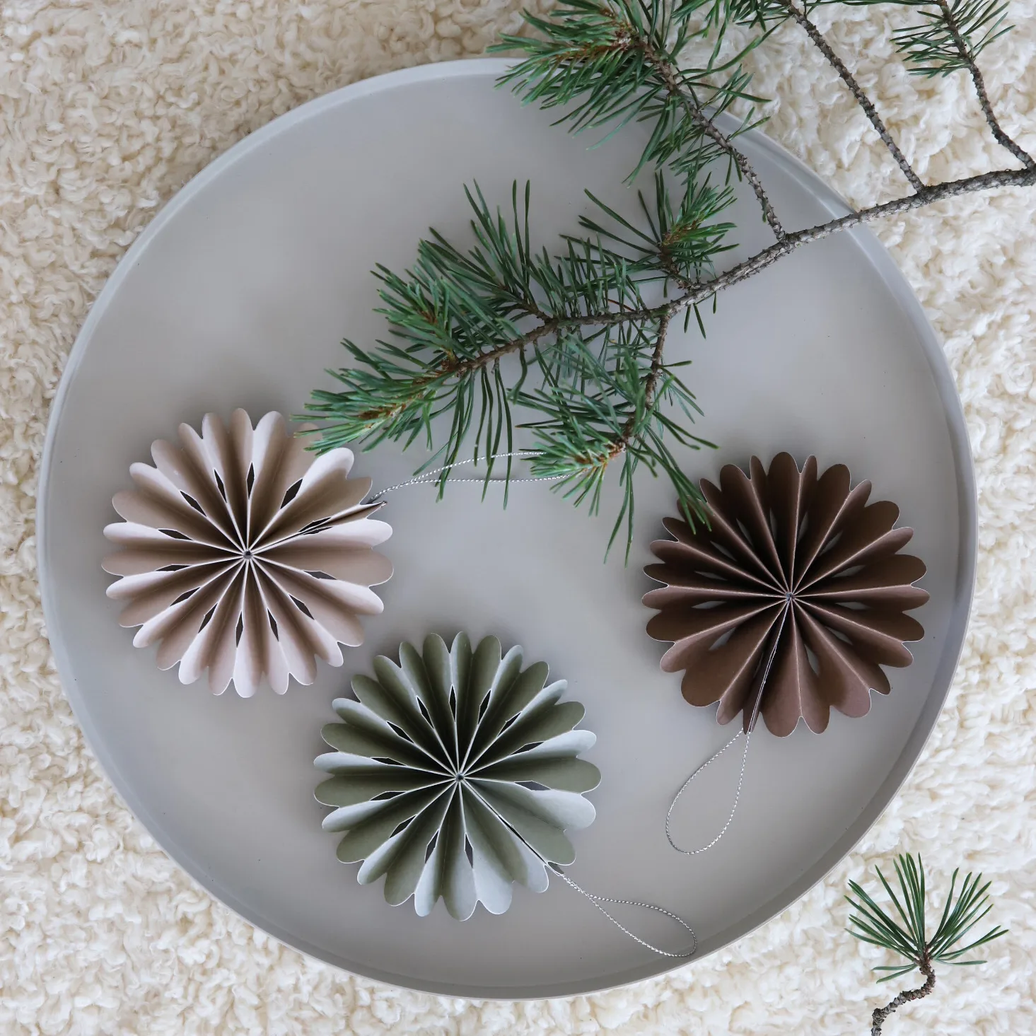 Paper Flowers decoração de Natal, Sand Cooee Design