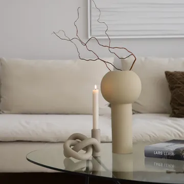 Suporte de uma vela Lykke - areia - Cooee Design