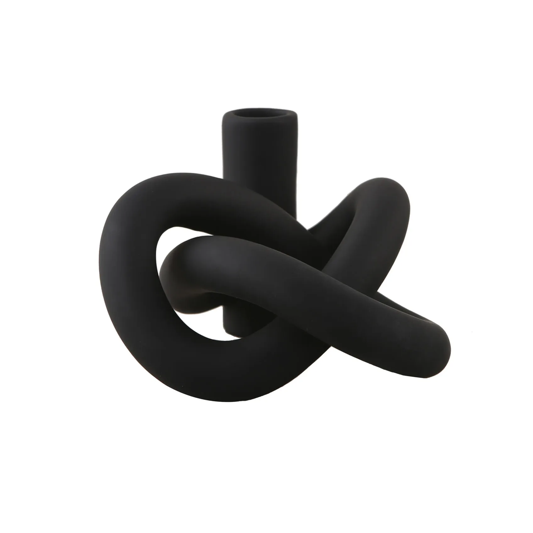 Suporte de uma vela Lykke, preto Cooee Design
