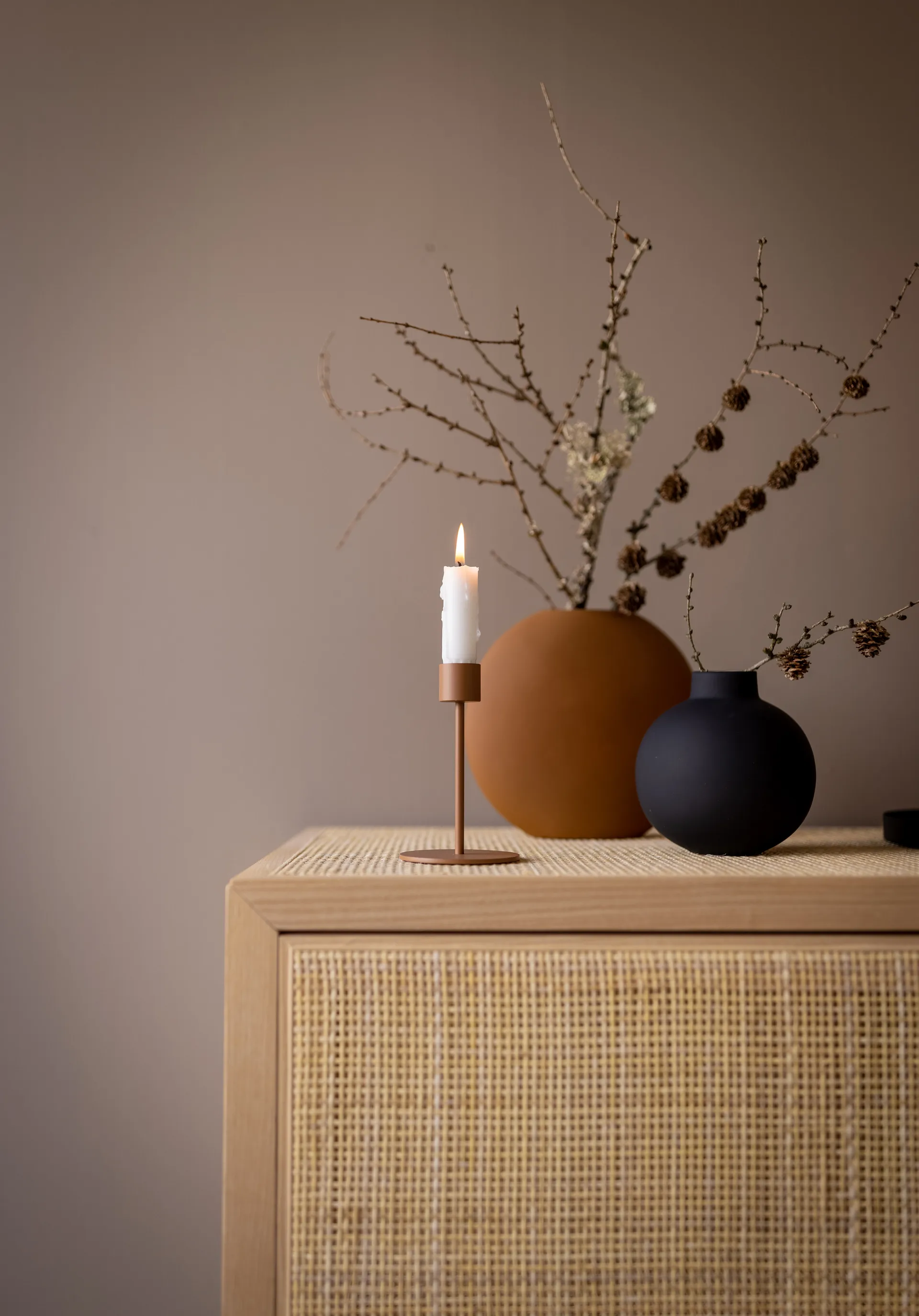 Suporte de velas Cooee 13 cm, Coconut Cooee Design