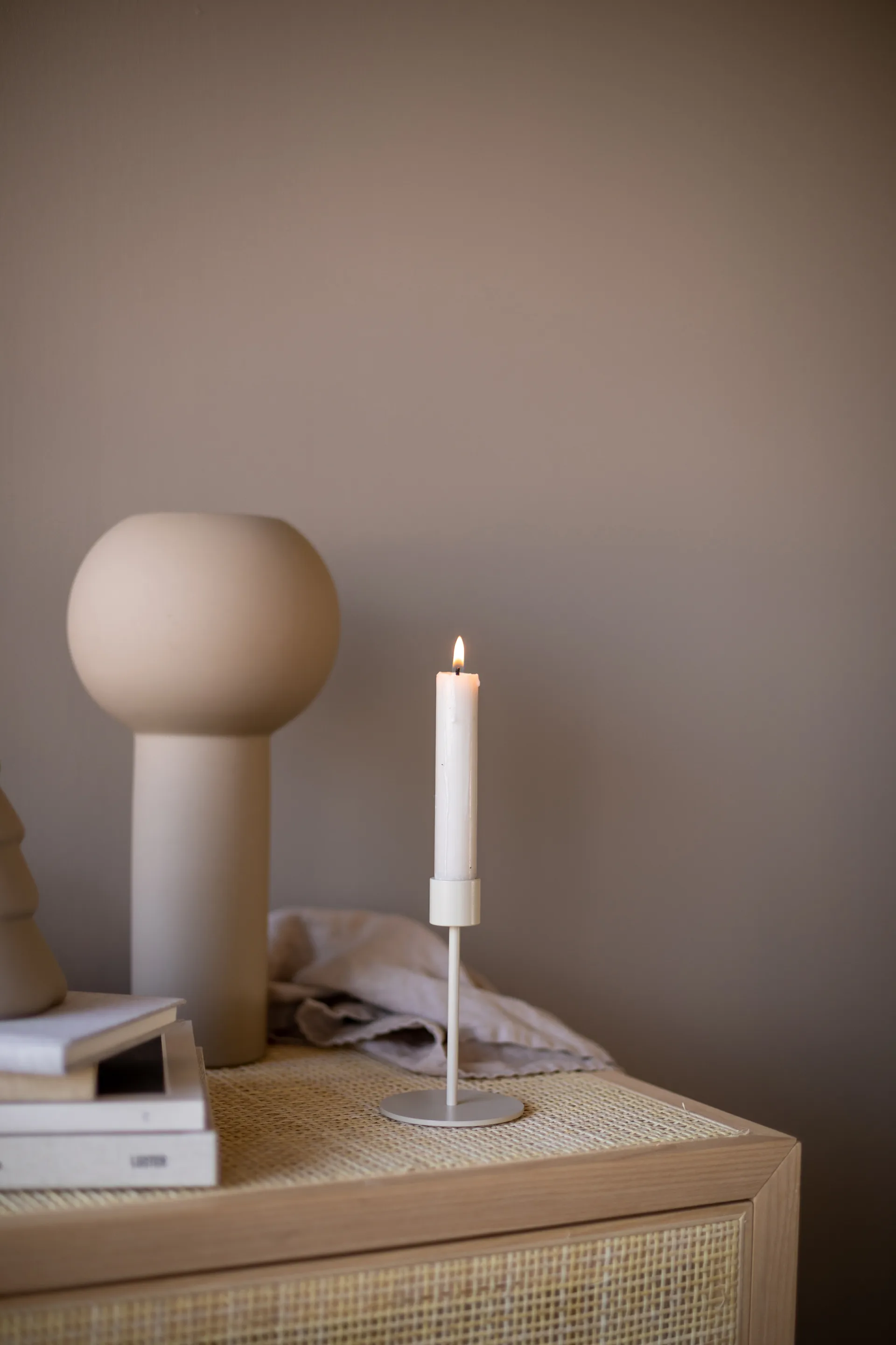 Suporte de velas Cooee 13 cm, Sand Cooee Design