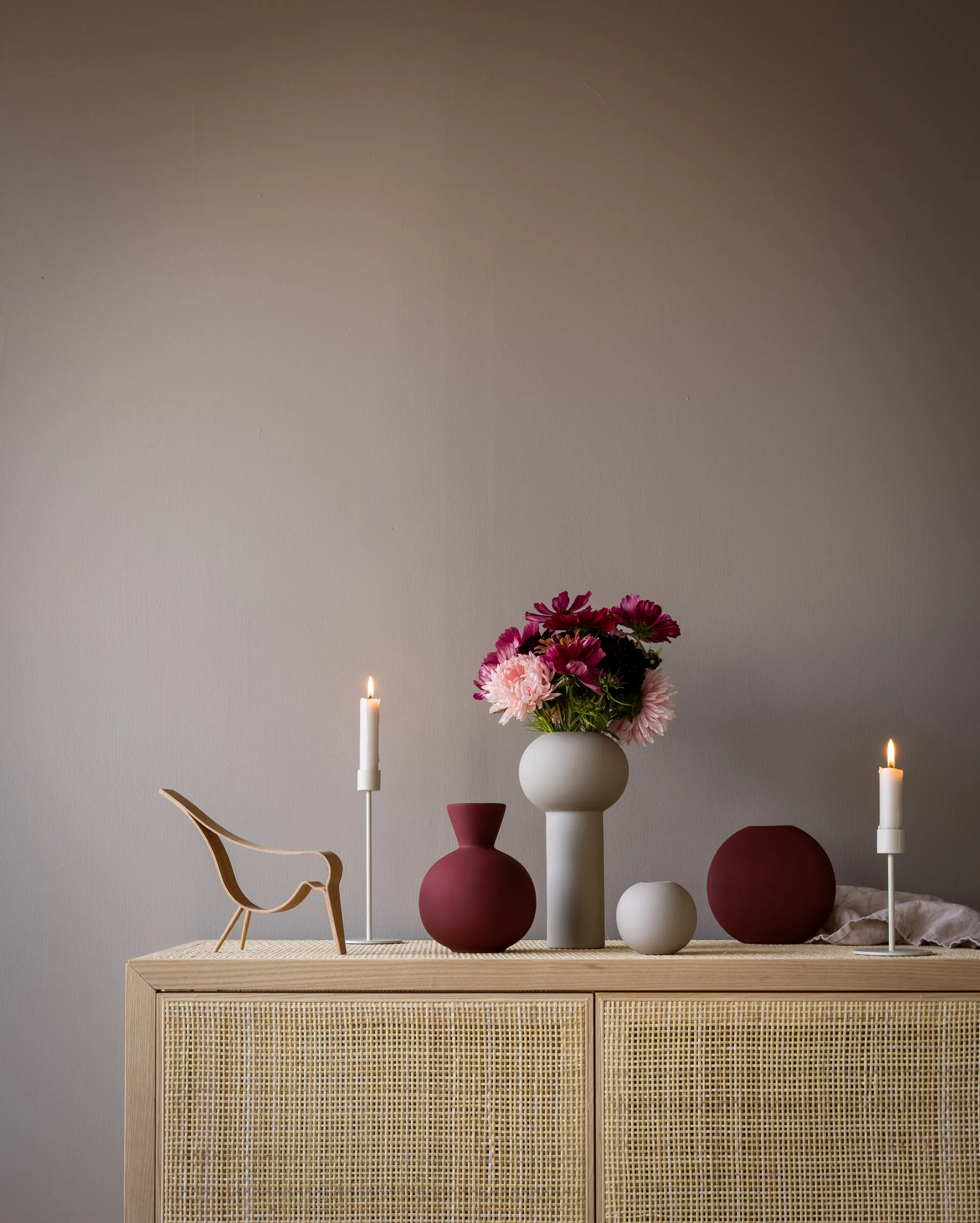 Suporte de velas Cooee 13 cm, Sand Cooee Design