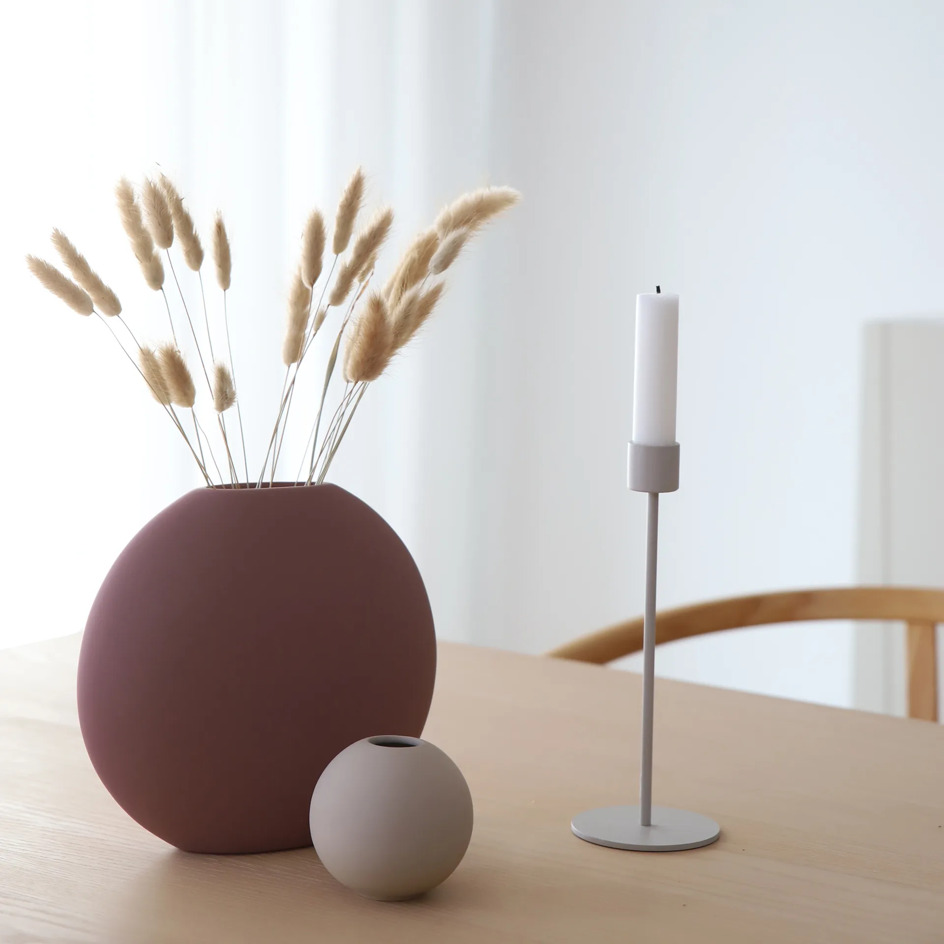 Suporte de velas Cooee 21 cm, areia Cooee Design
