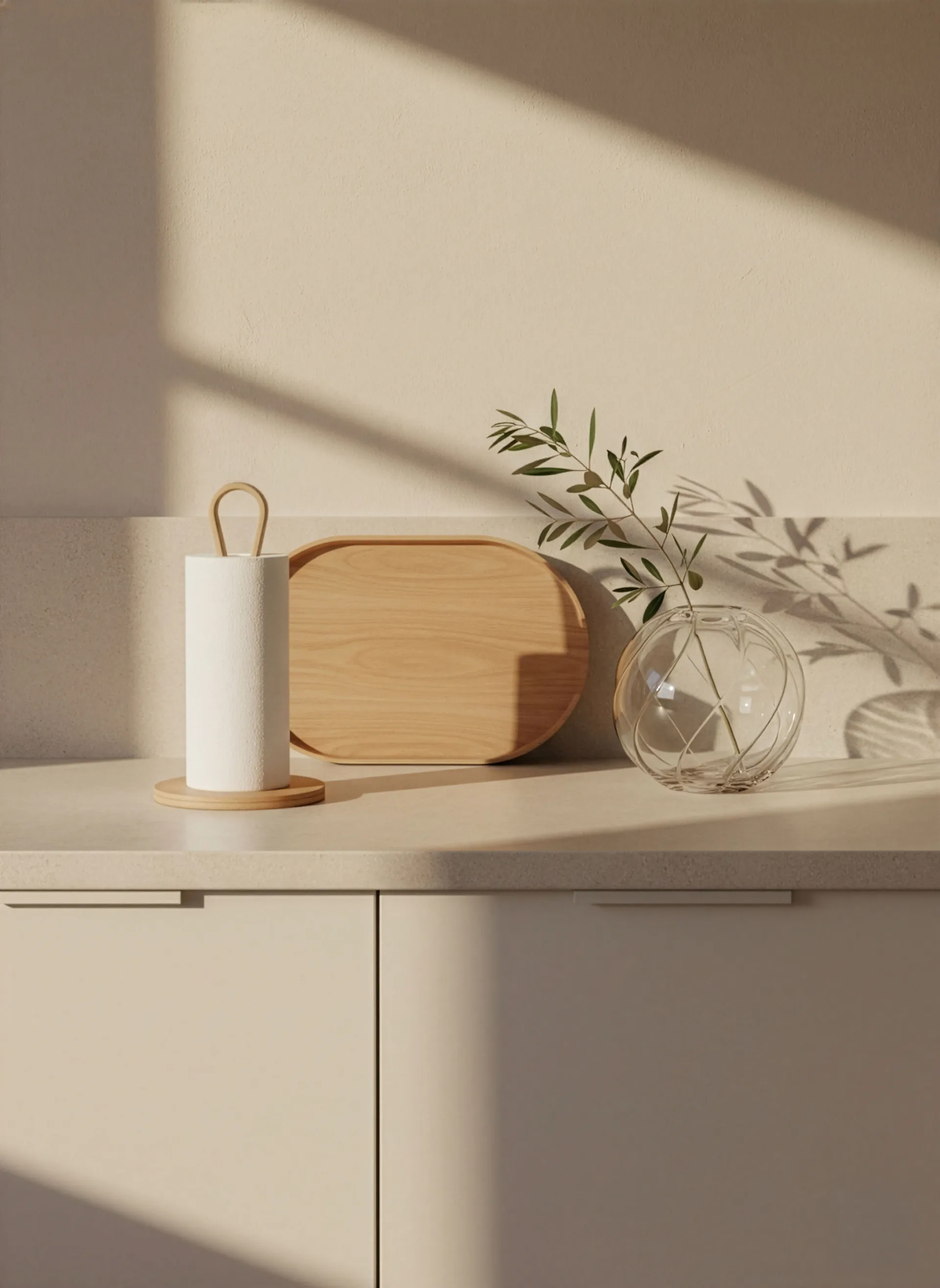 Suporte para rolo de cozinha Woody, Carvalho Cooee Design