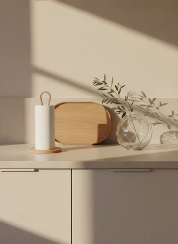 Suporte para rolo de cozinha Woody - Carvalho - Cooee Design
