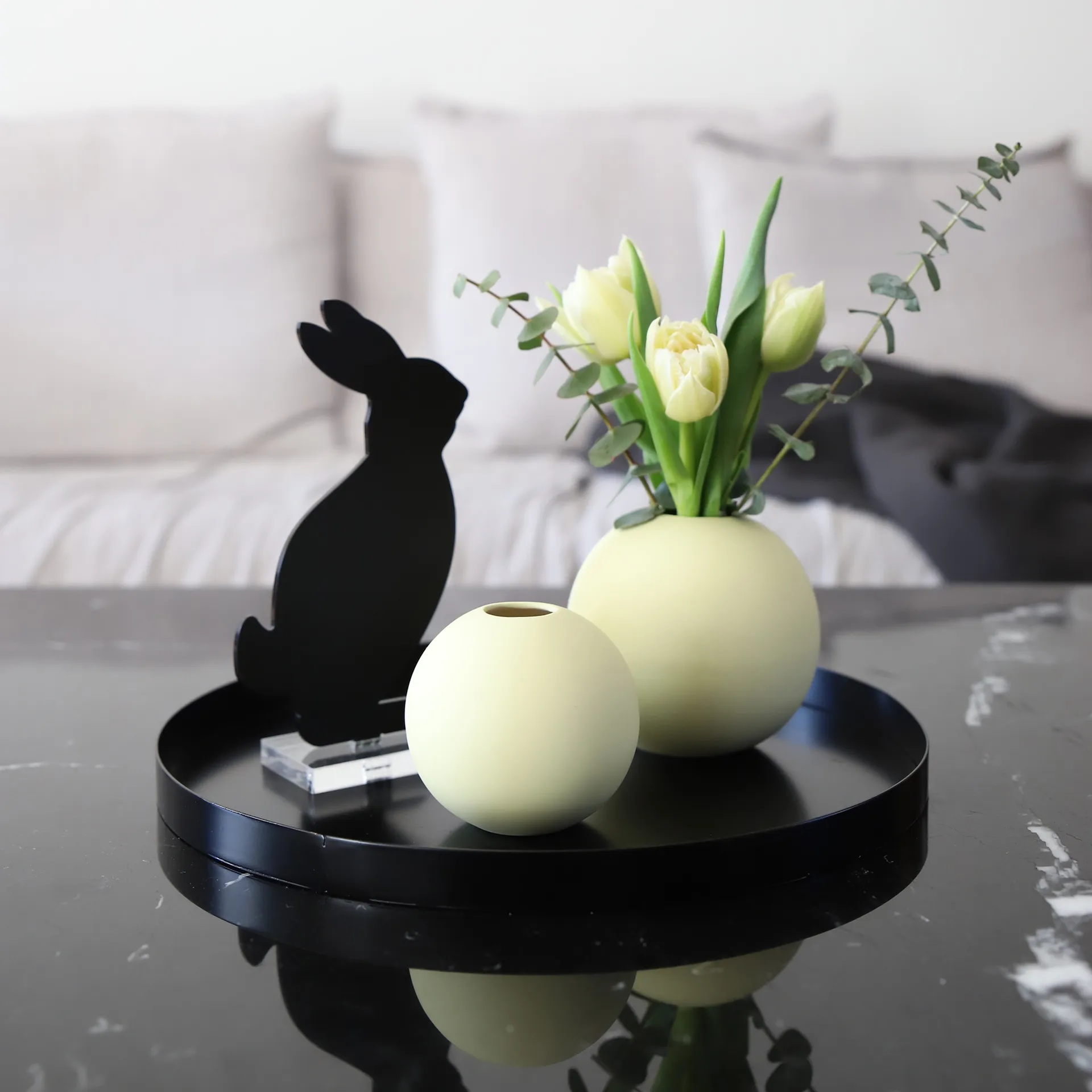 Tabuleiro Cooee 30 cm redondo, preto Cooee Design