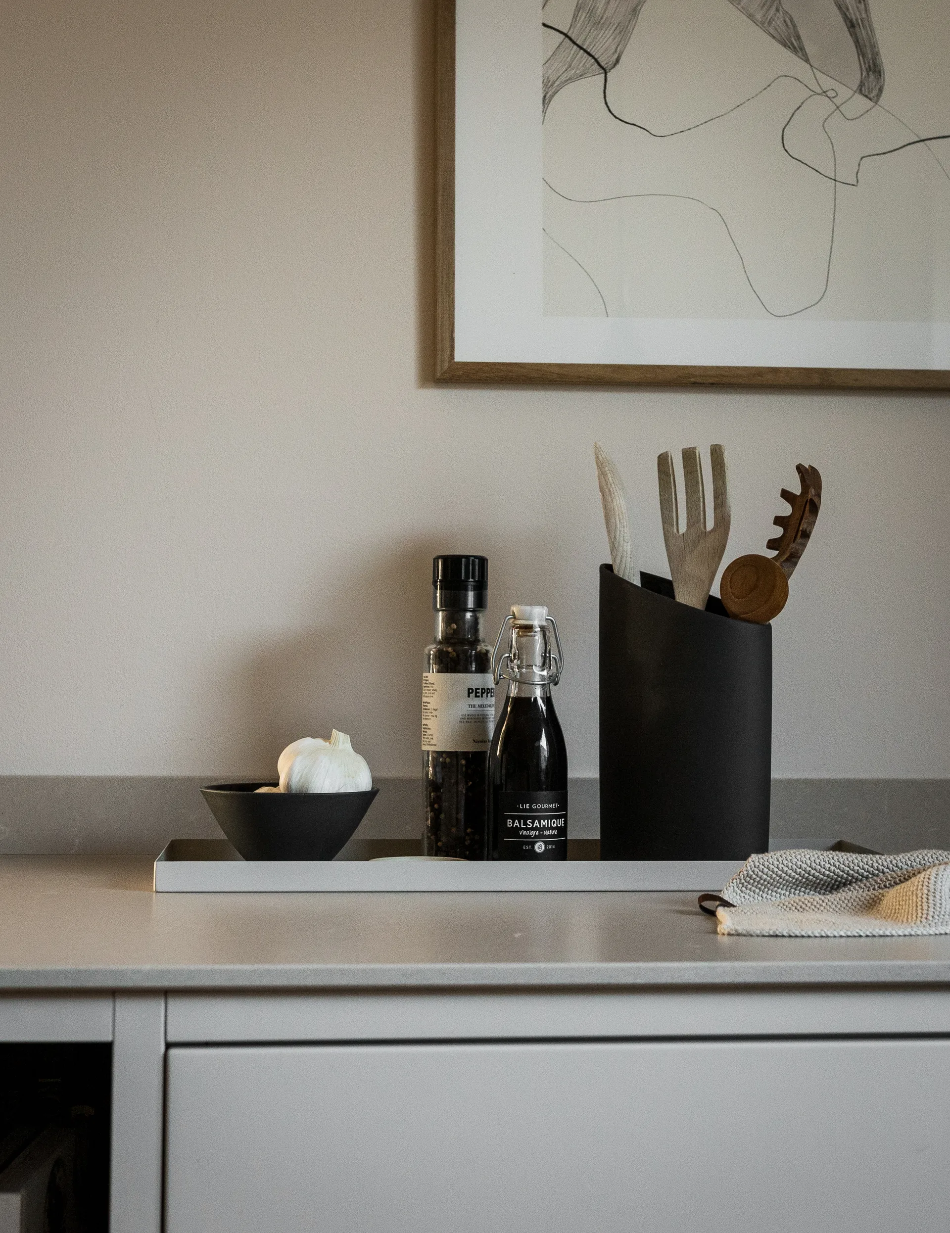 Tabuleiro Cooee 32 cm, areia Cooee Design