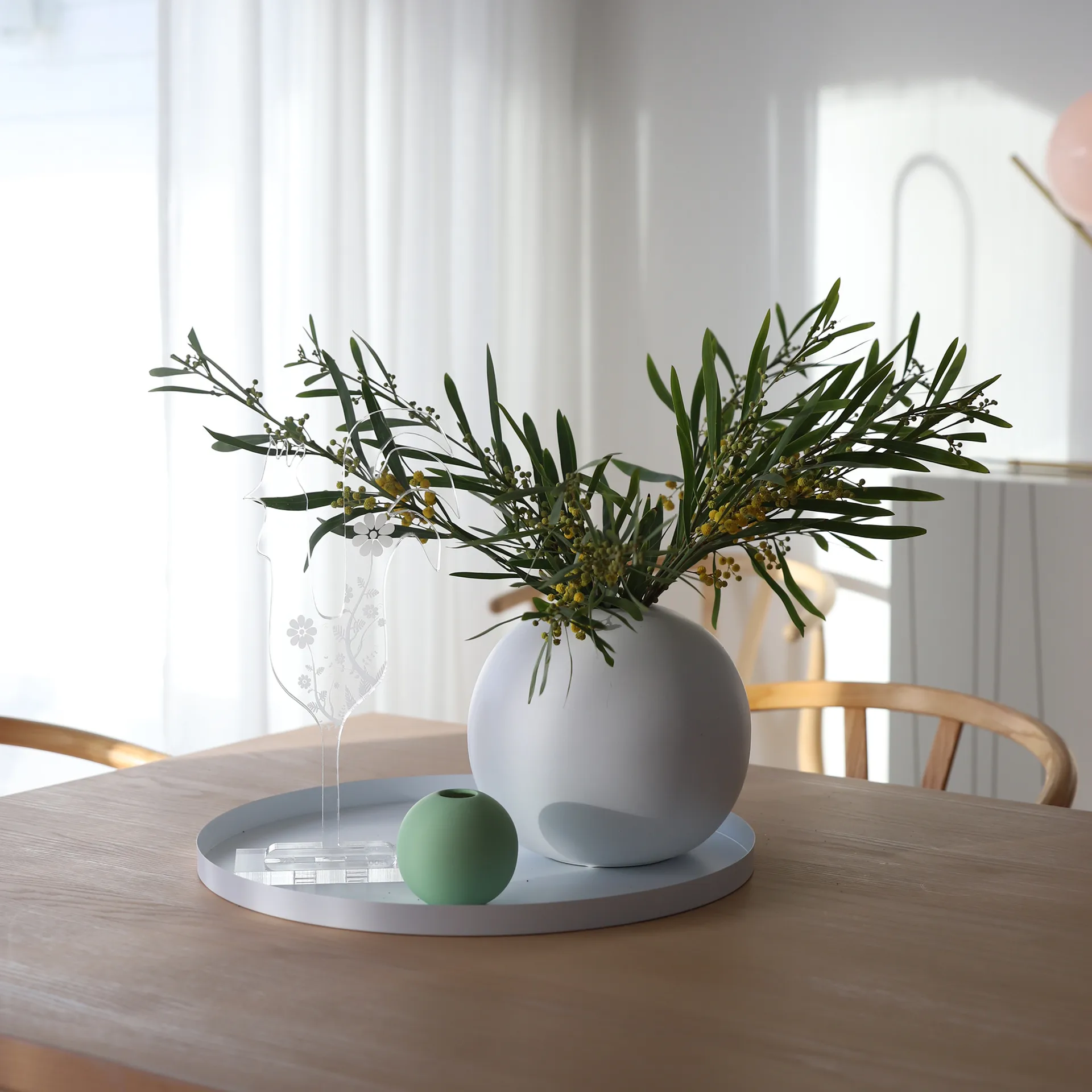 Tabuleiro Cooee 40 cm round, branco Cooee Design