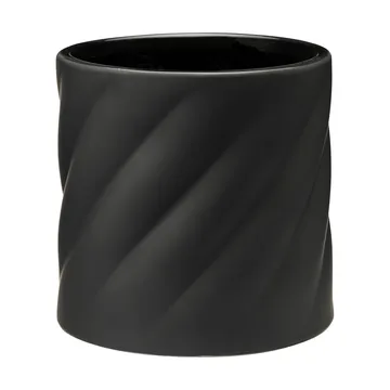 Twist vaso de flores - Black, médio Ø19 cm - Cooee Design