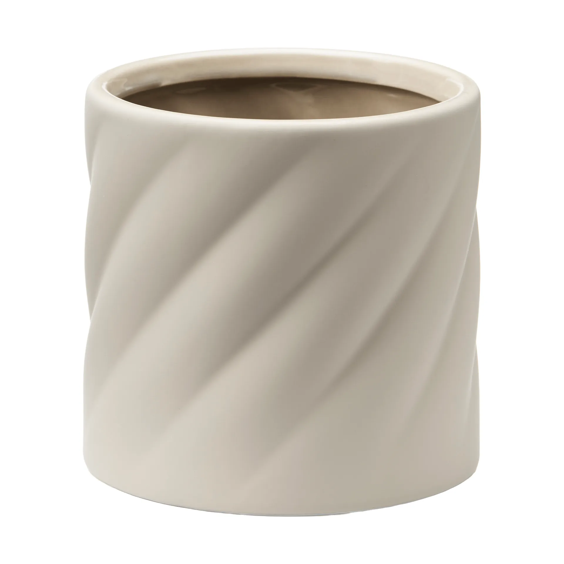Twist vaso de flores, Sand, pequeno Ø12 cm Cooee Design