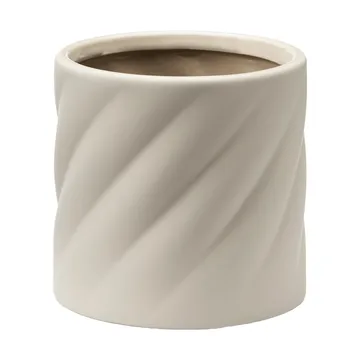 Twist vaso de flores - Sand, pequeno Ø12 cm - Cooee Design