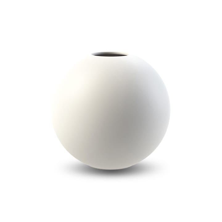 Vaso branco Ball - 10 cm - Cooee Design