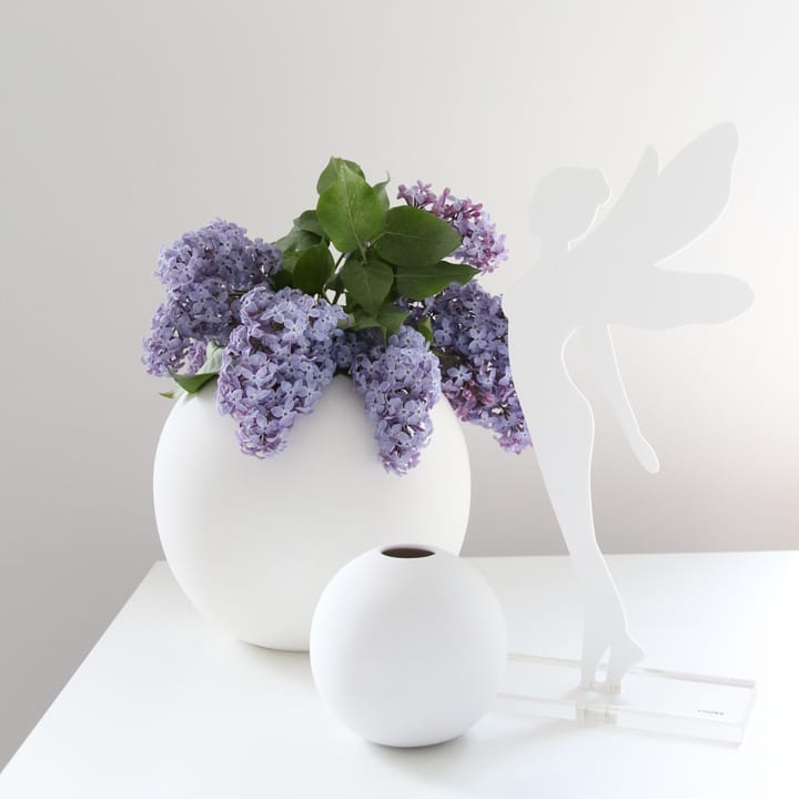 Vaso branco Ball - 10 cm - Cooee Design