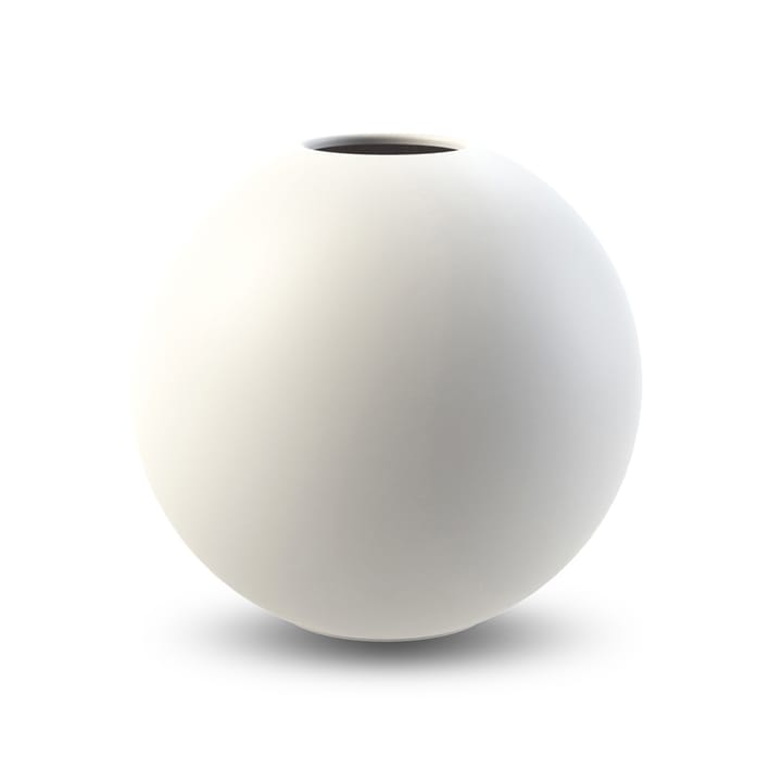 Vaso branco Ball - 20 cm - Cooee Design