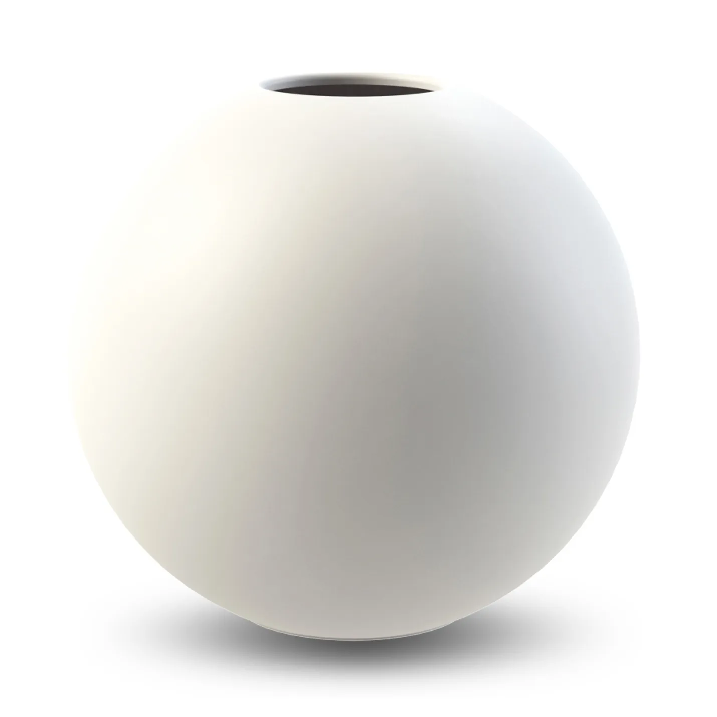 Vaso branco Ball, 30 cm Cooee Design