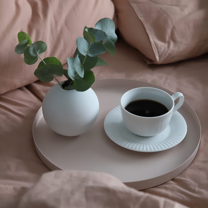 Vaso branco Ball, 8 cm Cooee Design