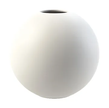 Vaso branco Ball - 8 cm - Cooee Design