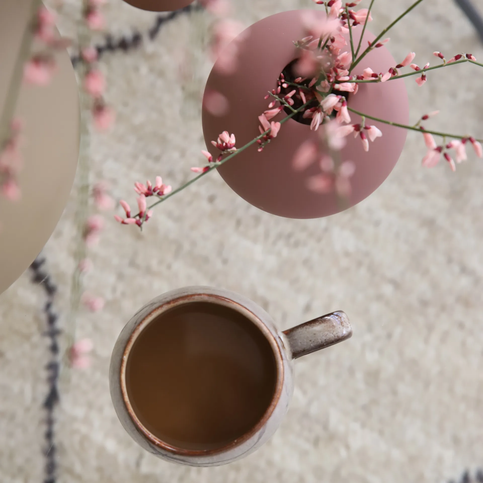 Vaso cinder rose Ball, 8 cm Cooee Design