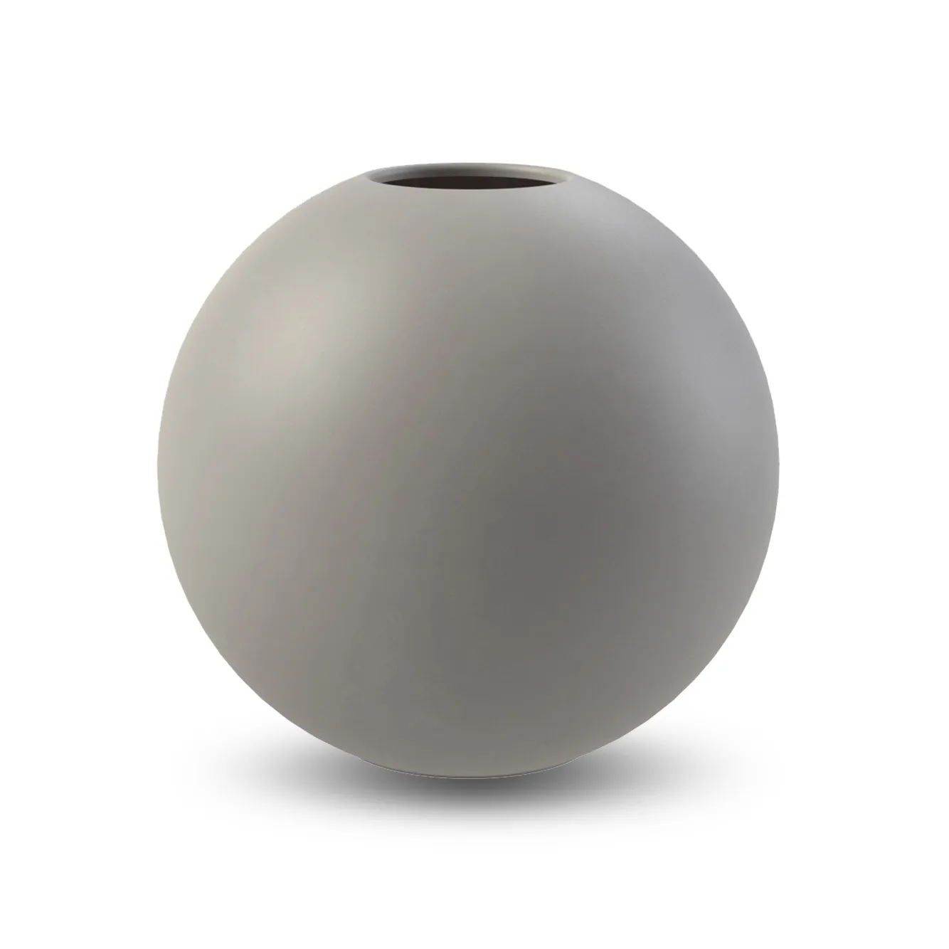 Vaso cinza Ball, 20 cm Cooee Design