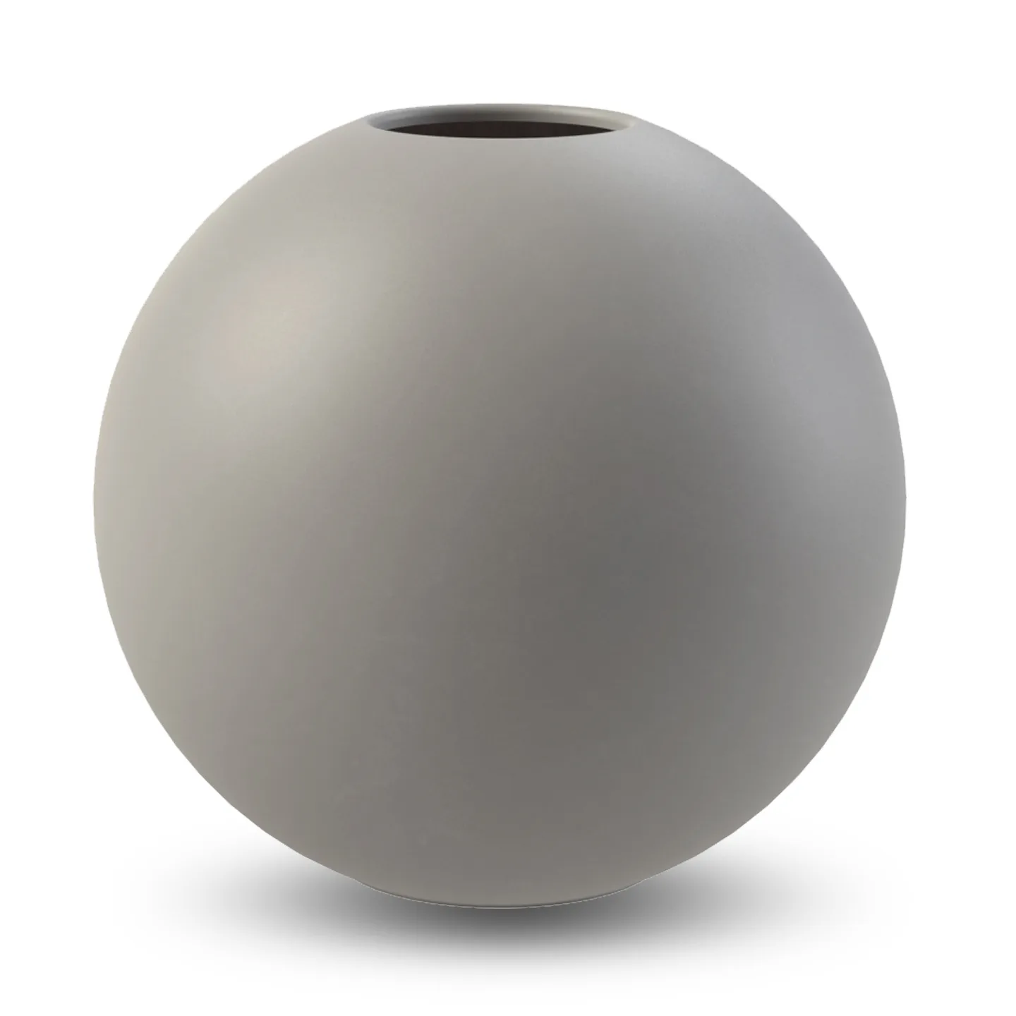 Vaso cinza Ball, 30 cm Cooee Design