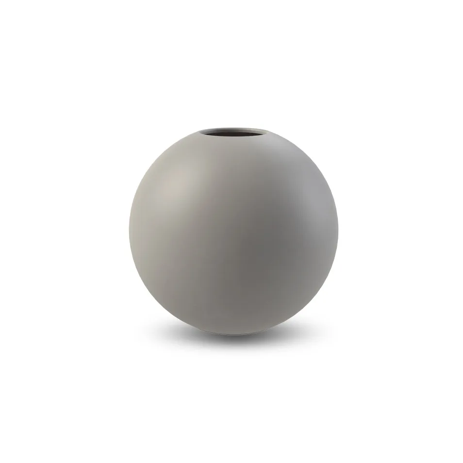 Vaso cinza Ball, 8 cm Cooee Design