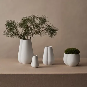 Vaso Clover 11 cm - branco - Cooee Design