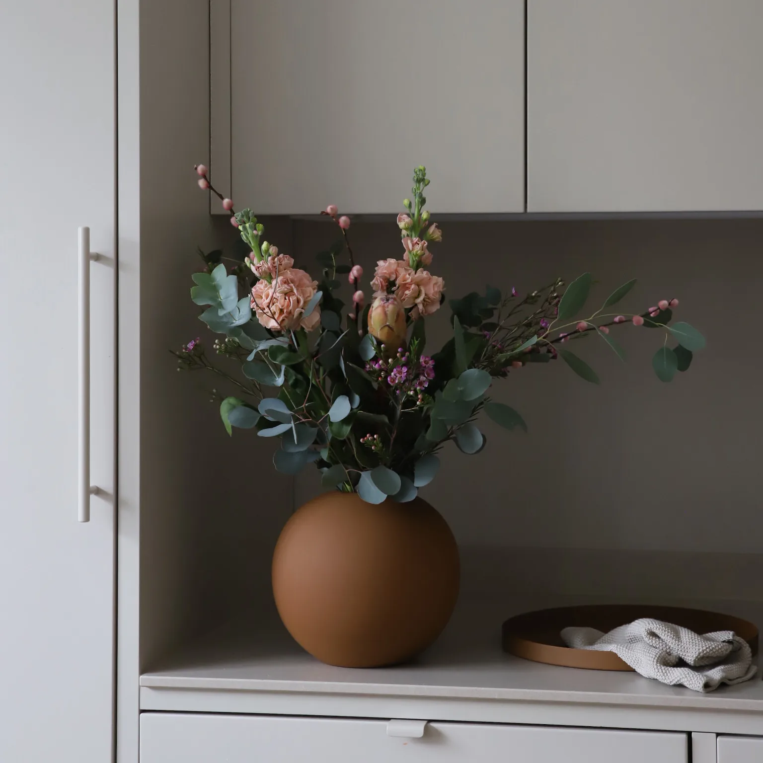 Vaso coconut Ball, 20 cm Cooee Design