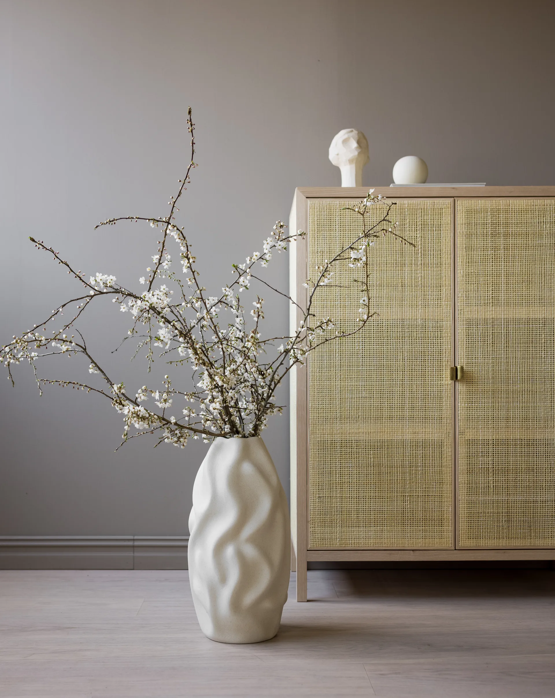 Vaso Drift 55 cm, Vanilla Cooee Design