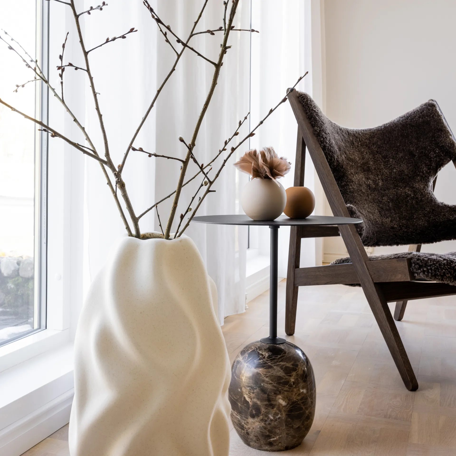 Vaso Drift 55 cm, Vanilla Cooee Design