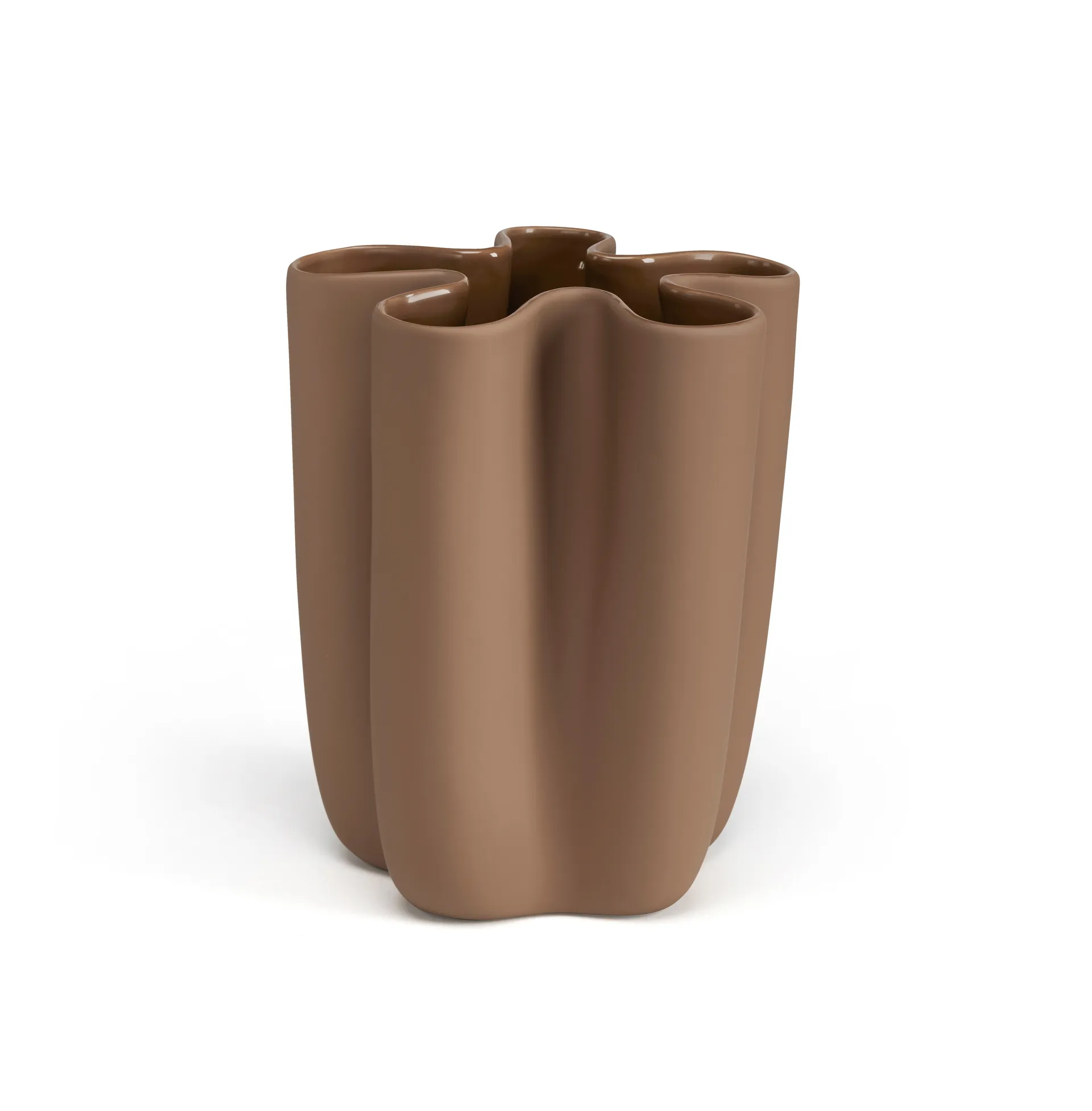 Vaso hazelnut Tulipa, 20 cm Cooee Design
