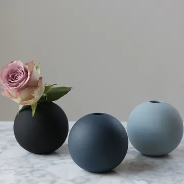 Vaso midnight blue Ball - 8 cm - Cooee Design