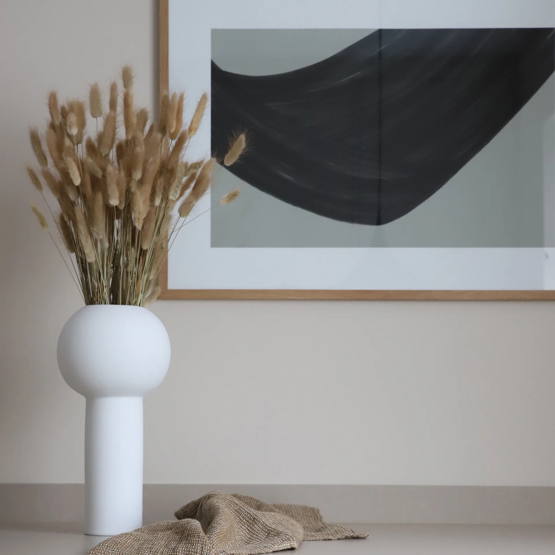 Vaso Pillar 32 cm, Branco Cooee Design