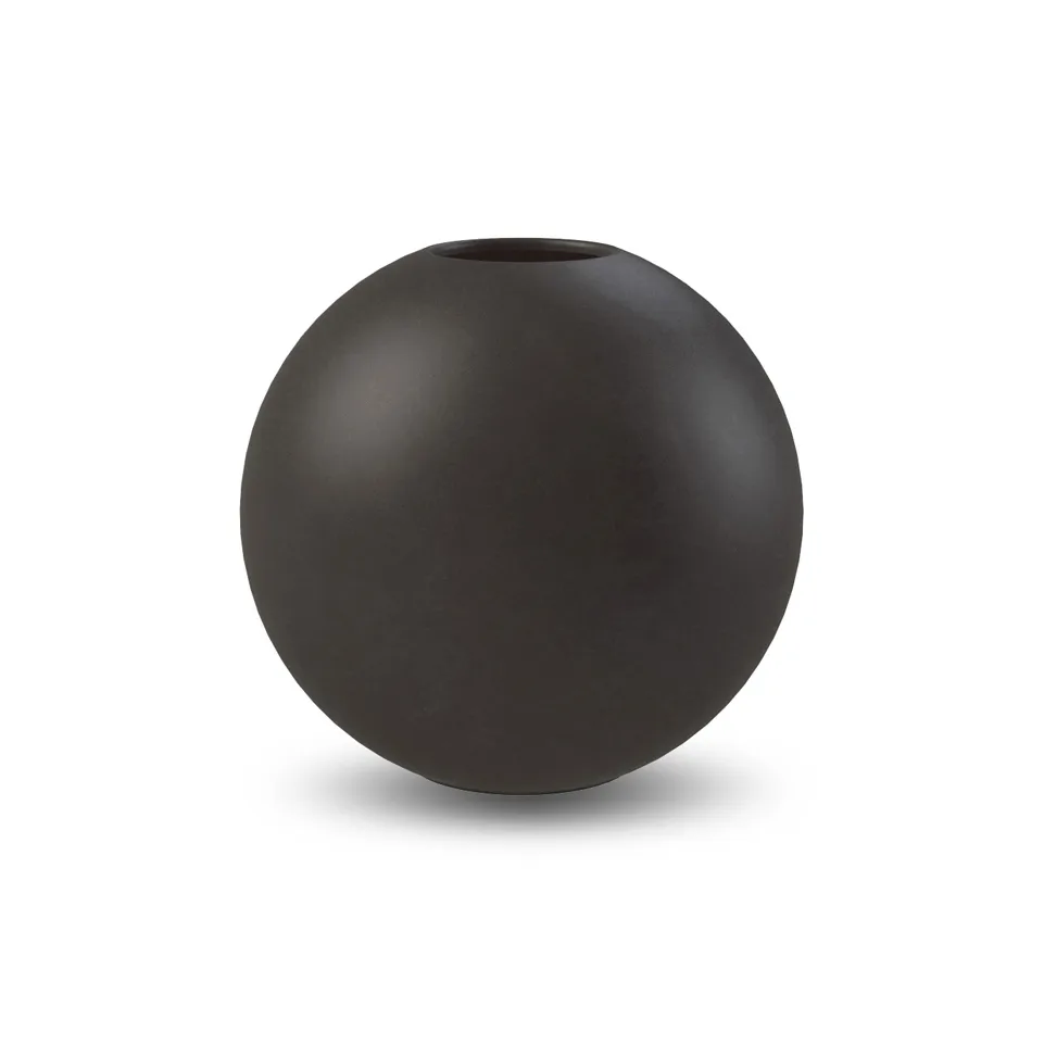 Vaso preto Ball, 10 cm Cooee Design