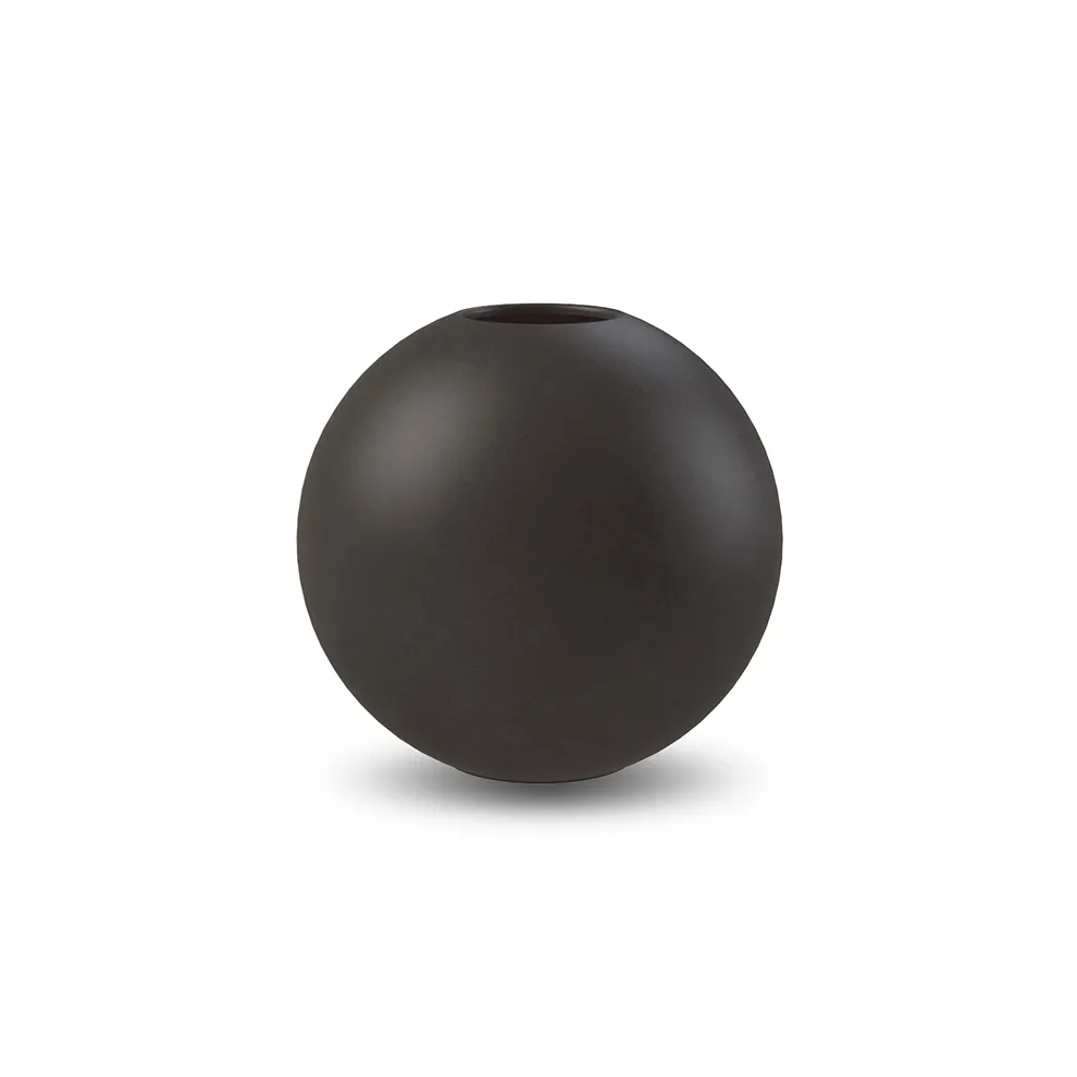 Vaso preto Ball, 8 cm Cooee Design