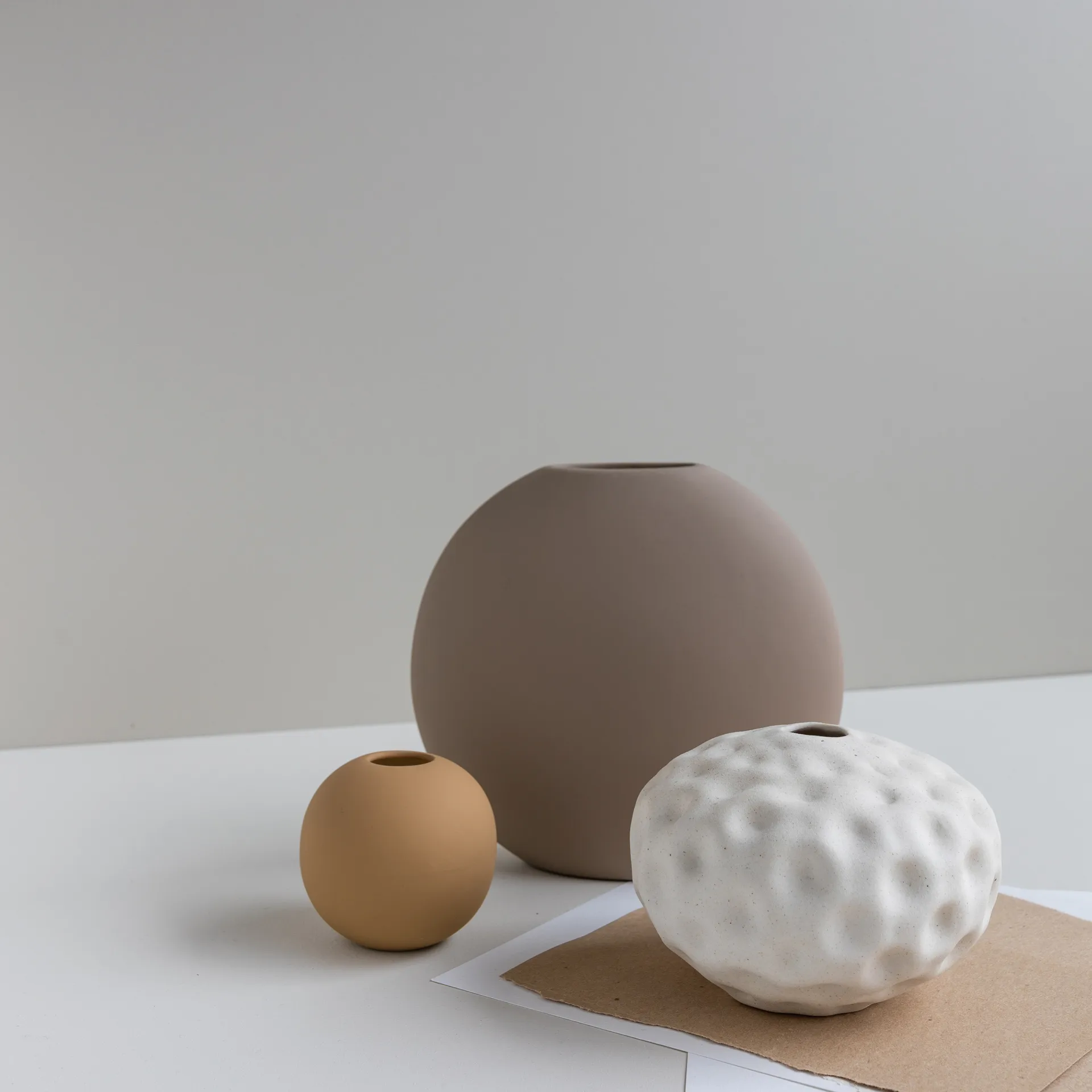 Vaso Seedpod 10 cm, Vanilla Cooee Design