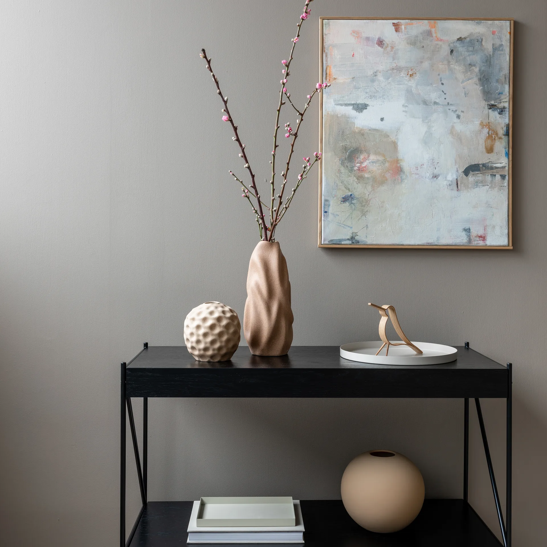 Vaso Seedpod 14 cm, Walnut Cooee Design