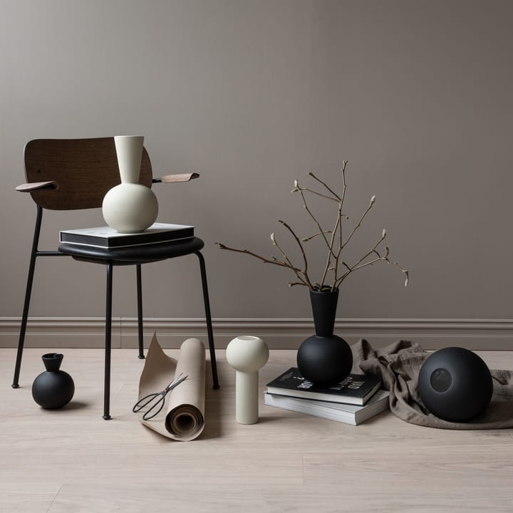 Vaso Trumpet 30 cm, Preto Cooee Design