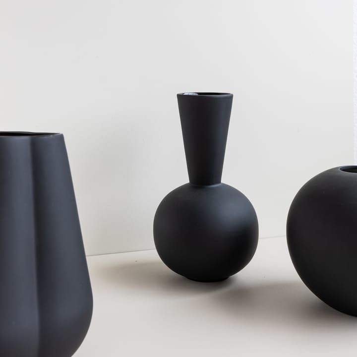 Vaso Trumpet 30 cm, Preto Cooee Design