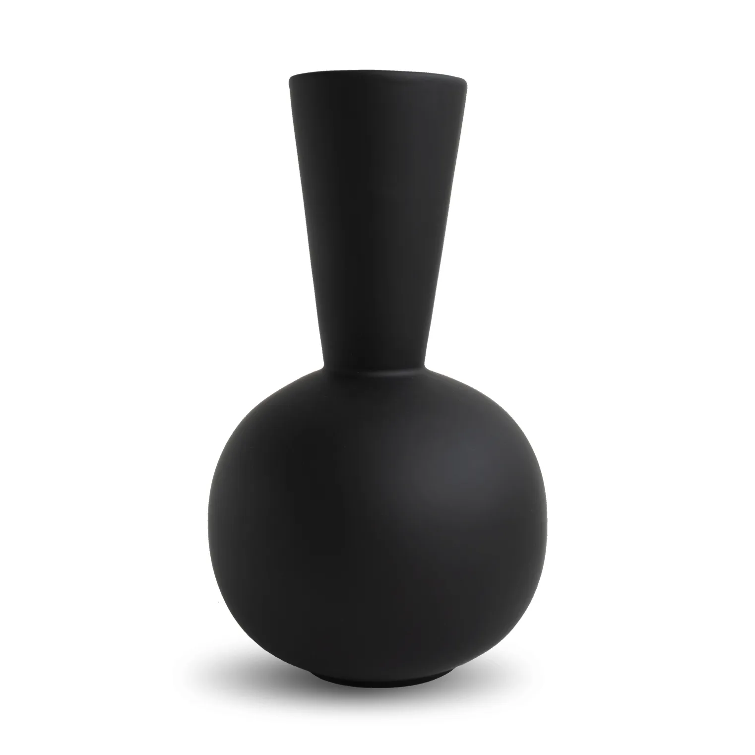Vaso Trumpet 30 cm, Preto Cooee Design