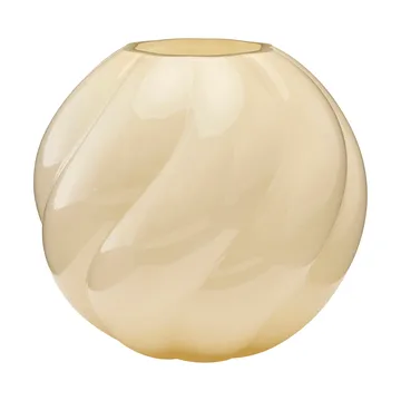 Vaso Twist ball 20 cm - Butter yellow - Cooee Design