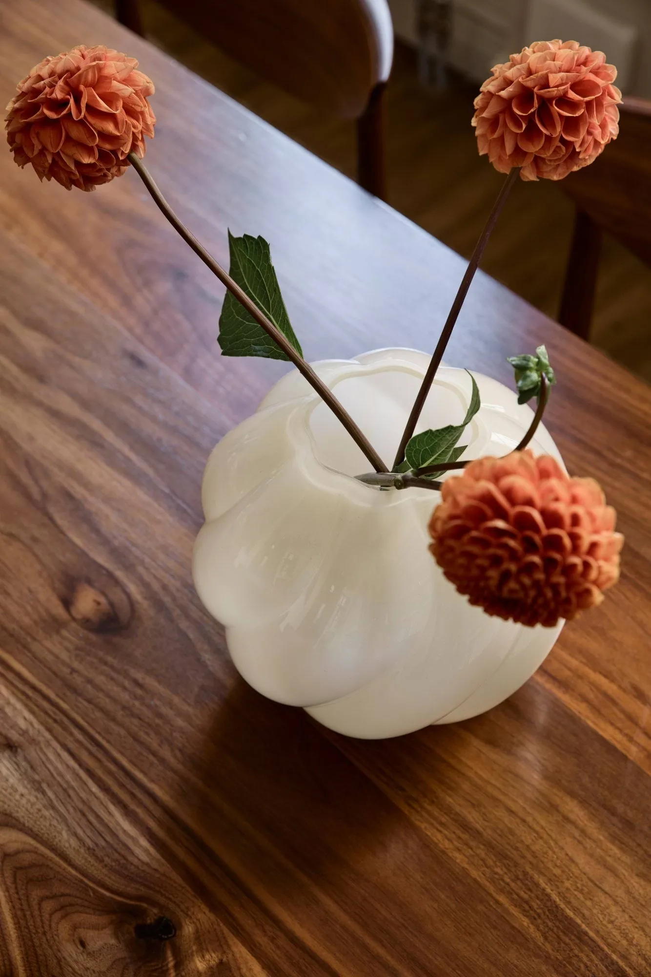 Vaso Twist ball 20 cm, Butter yellow Cooee Design