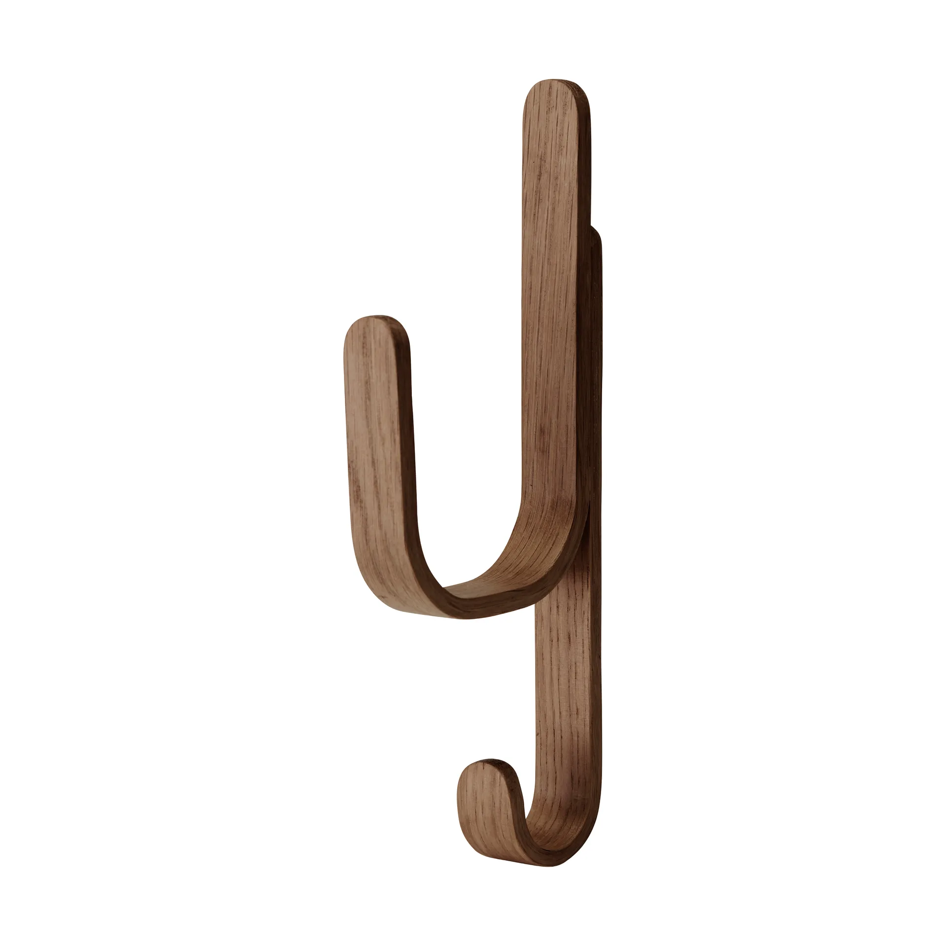 Woody 1 gancho, Carvalho tingido escuro Cooee Design
