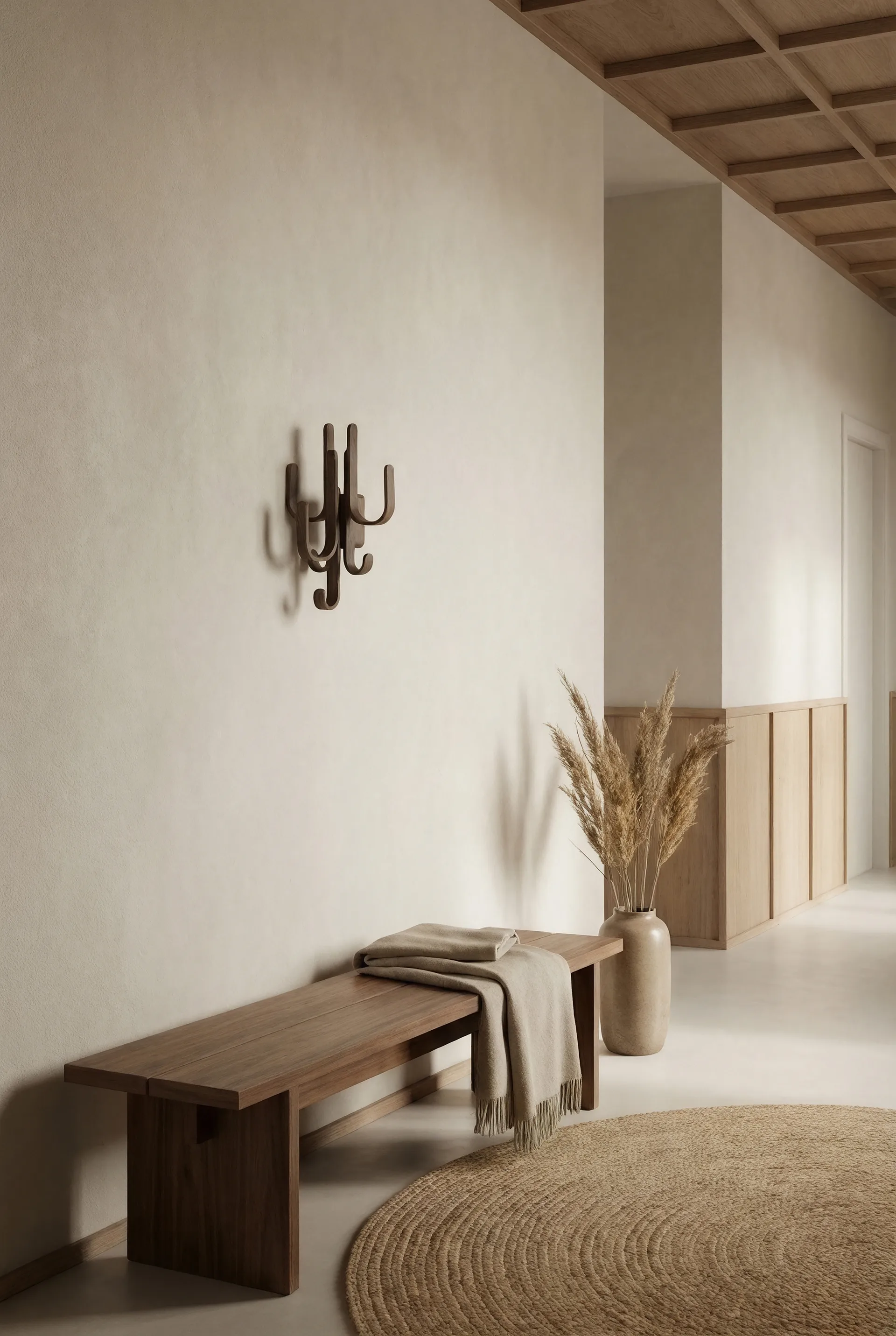 Woody 3 ganchos, Carvalho enegrecido Cooee Design