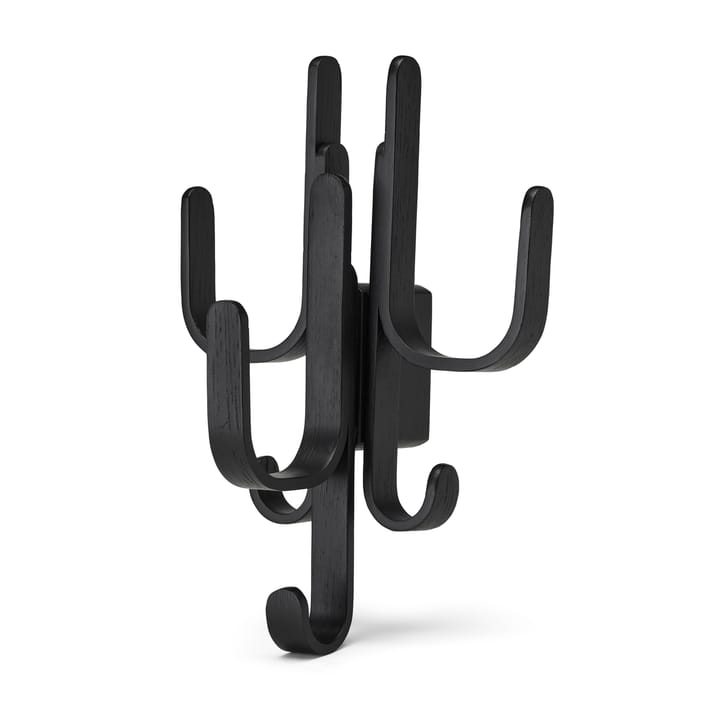 Woody 3 ganchos - Carvalho tingido preto - Cooee Design