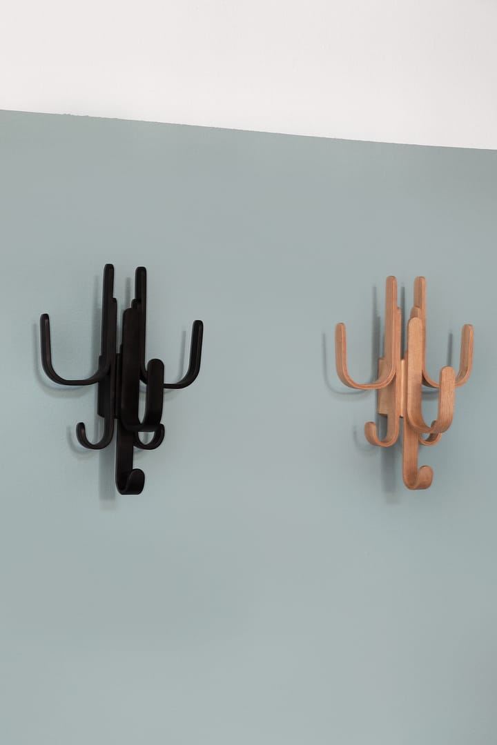 Woody 3 ganchos, Carvalho tingido preto Cooee Design