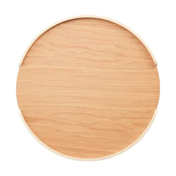 Woody bandeja - Carvalho, Ø35 cm - Cooee Design