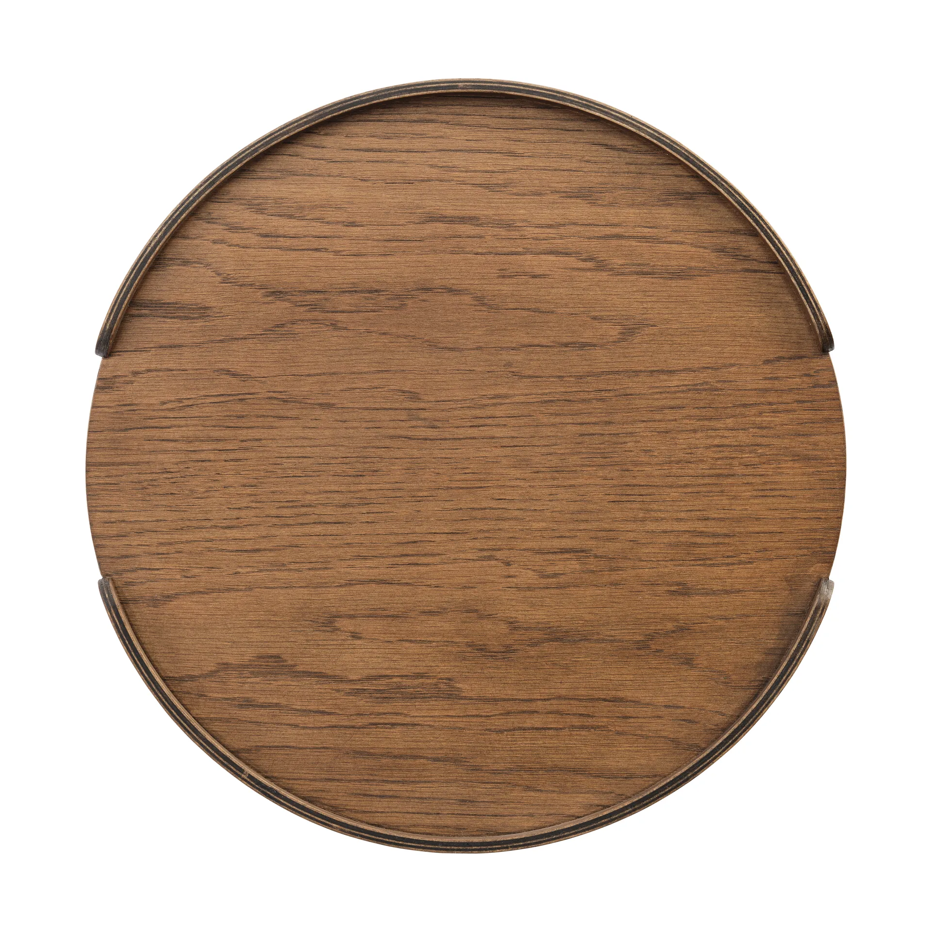 Woody bandeja, Carvalho escuro envernizado, Ø35 cm Cooee Design