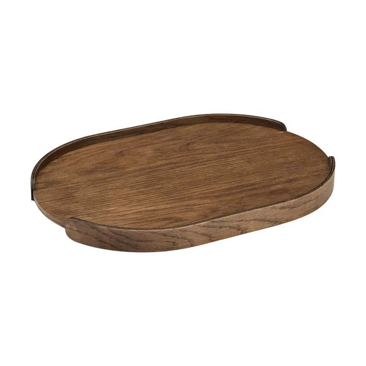 Woody bandeja - Carvalho escuro tingido, 28x40 cm - Cooee Design