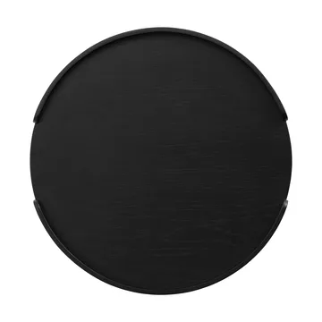 Woody bandeja - Carvalho tingido de preto, Ø35 cm - Cooee Design